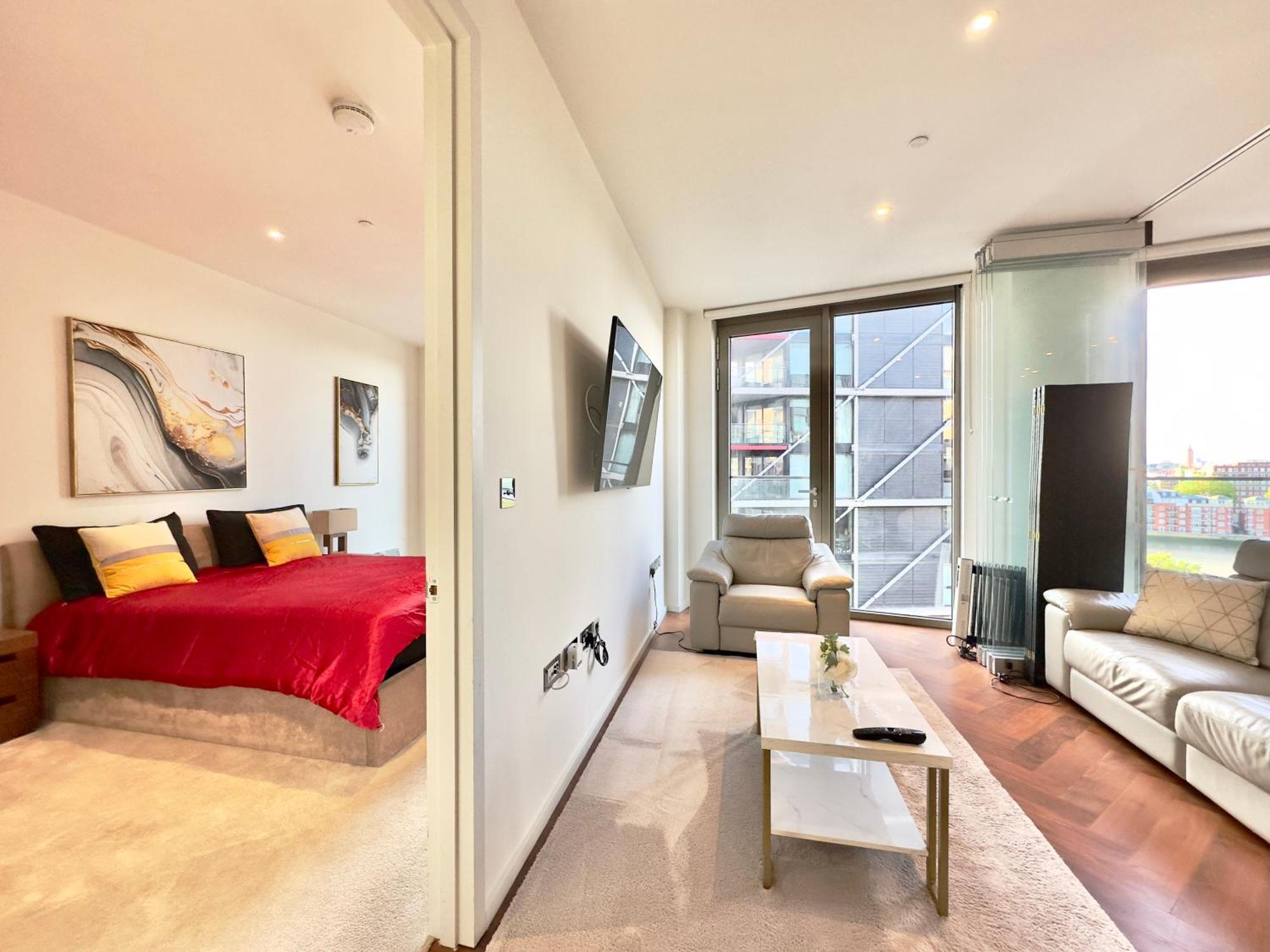 Lavish Penthouse River View Fast Wifi - Luxurylondonstays מראה חיצוני תמונה