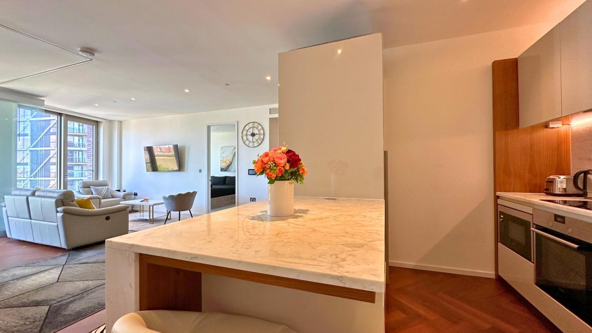 Lavish Penthouse River View Fast Wifi - Luxurylondonstays מראה חיצוני תמונה